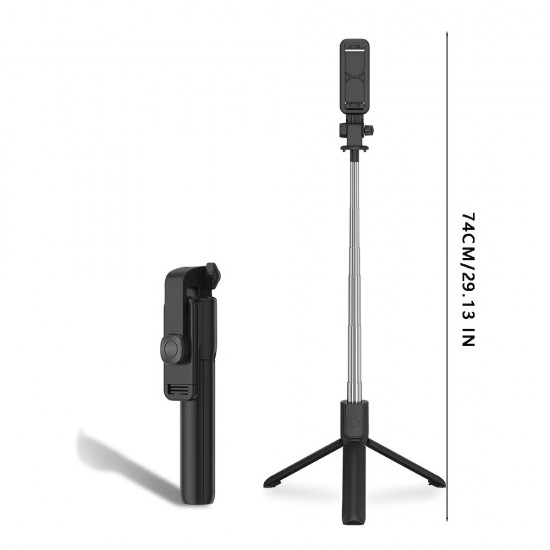 29"Adjustable Selfie Stick Tripod, Mobile Phone Self Remote Selfie Stick, Retractable Portable Video Camera And Live Broadcast Artifact,Suitable For All Phones-JY-B102