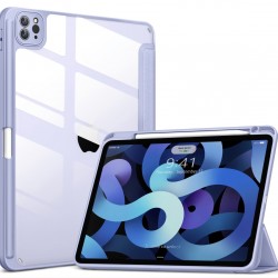 Case With Transparent Shockproof Back Cover[Built-in Pencil Holder, Auto Sleep/Wake, Camera Protection For IPad Air Case 5th / 4th Generation 10.9 Inch (2022/2020), IPad Pro 11 Inch