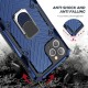 Stand Case With Slide Camera Cover & Kickstand Military Grade Heavy Duty Protective With Magnetic Holder Blue Color,for IPhone 6/7/8/SE/11/12/13/X/XS/XR/XSMAX/Plus/Pro/Pro Max