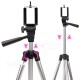 Extendable Tripod Stand, 3 In 1 Professional Camera Holder With Phone Clip Tripod Adjustable Tripod For Mobile Phone