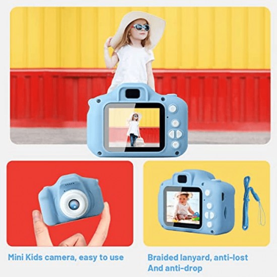 Kids Digital Camera, Toddler Camera, Kid Camera With 2 Inch Screen And 32Gb SD Card, Camera For Kids, Toys For 5 Year Old Girls Christmas Gifts For Chidren/Kids