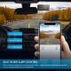 Car Recorder 1080P 3.16Inch IPS Screen Car Dashcam Camera Dual Cameras Front And Rear WIFI Feature Car DVR Support APP