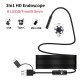 Endoscope Camera Mini Adjustable Soft Hard Wire Waterproof IP67 6 LEDS 7mm Automotive Endoscope Camera For Android USB Phone PC (Not Support ISO/Apple Phone)