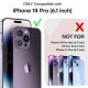 [3 In 1] For IPhone7/8/11/12/13/14/X/XR/Xs/Plus/Pro/Pro Max/ SE2020/Mini Case, With 1pc Screen Protector, 1pc Camera Lens Protector, And 1pc Transparent Phone Case, [Anti-Scratch] [Drop Protection]