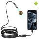 Endoscope Camera Waterproof IP67 Adjustable Soft Hard Wire 6 LEDS 7mm Automotive Endoscope Camera For Android USB Phone PC