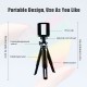 1pc Flexible Phone Tripod Stand, Small Mini Tripod, Rubberized Countertop IPhone Stand For Photo/Video Recording Compatible With All Phones/Cameras/GoPro