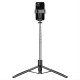 62" Selfie Stick Tripod Stand, Cellphone Tripod With Wireless Remote And Mobile Phone Holder, Compatible With Apple IPhone 14/13/12 Pro Max, Samsung, Android, Cameras