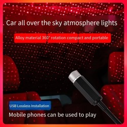 Christmas Lights, Christmas Decoration Kids Movie Camera For Filming LED Projector Star Sky Ceiling Light Car Decoration USB Interior Atmosphere Lamp Wireless Projector