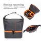 1PC SLR Camera Storage Bag With One Shoulder And Diagonal Body, Upper Lower Layer Storage DIY Inter Layer Portable Camera Bag Light Portable Camera Bag For Canon Nikon SONY Fuji Camera