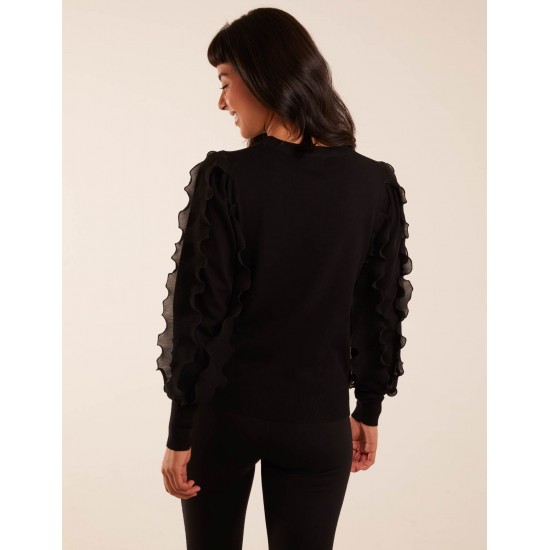 Frill Sleeve Jumper