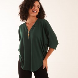 Zip Front Top