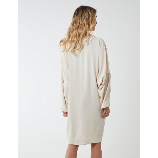 Twist Front Tunic Dress