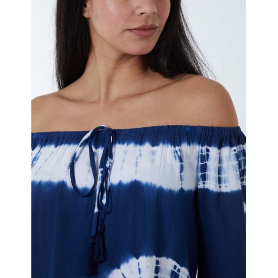 Bardot Tie Dye Tunic Dress