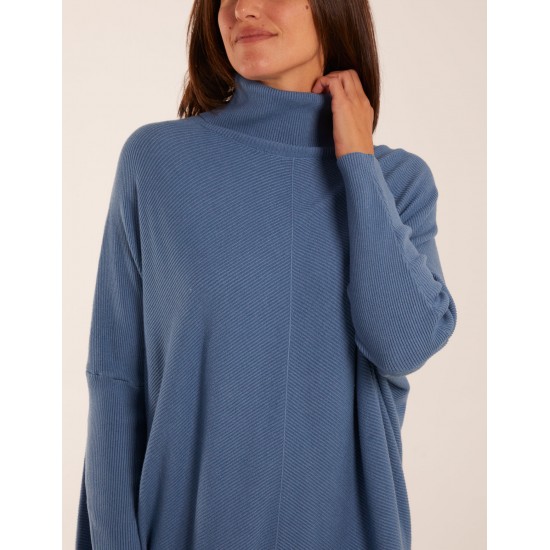 V Hem Longline Jumper