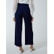 Wide Leg Pleated Trousers