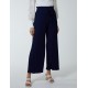 Wide Leg Pleated Trousers