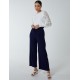 Wide Leg Pleated Trousers