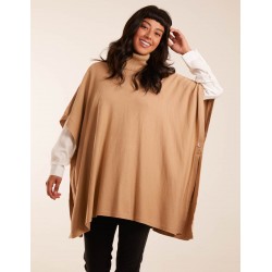 High Neck Poncho