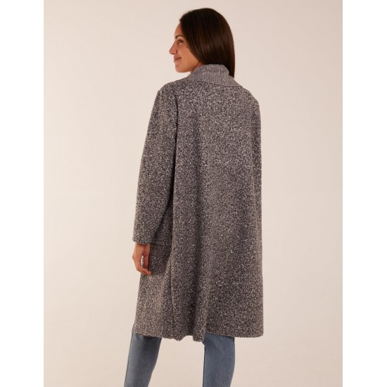 Wool Like Waterfall Cardigan Coat