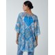 Patchwork Detail Kaftan Top