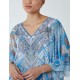 Patchwork Detail Kaftan Top