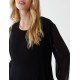 Long Sleeve Pleated Top