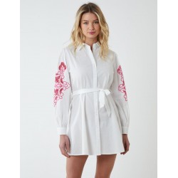 Embroidery Sleeve Cut Out Tunic