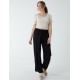 Drawstring Wide Leg Trousers