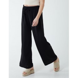 Drawstring Wide Leg Trousers