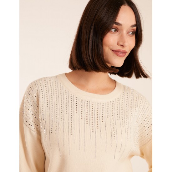 Diamante Knitted Jumper