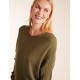 Ribbed Batwing Jumper